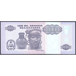 Angola - Pick 139 - 100'000 kwanzas reajustados - Série RR - 01/05/1995 - Etat : NEUF