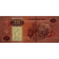 Angola - Pick 145a - 10 kwanzas - Série OC - 10/1999 - Etat : pr.NEUF