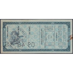 500 kg Papiers et cartons en l'état - 09/1946 - Code IS - Série EH - Ministère des Armées - Etat : TTB