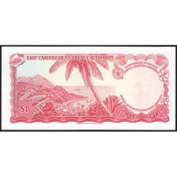 Caraïbes Est - Sainte Lucie - Pick 13l - 1 dollar - Série C1 - 1983 - Etat : NEUF