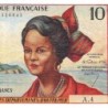Antilles Françaises - Pick 8a - 10 francs - Série A.4 - 1964 - Etat : TB à TB+