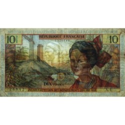 Antilles Françaises - Pick 8a - 10 francs - Série A.4 - 1964 - Etat : TB à TB+