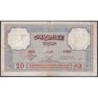 Maroc - Pick 18b_2 - 20 francs - Série P.1412 - 09/11/1942 - Etat : TB