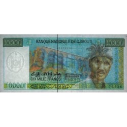 Djibouti - Pick 41 - 10'000 francs - Série Q.001 - 1999 - Etat : NEUF