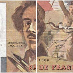 F 69-04b - 1980 - 100 francs - Delacroix - Série D.34 - Etat : TB-
