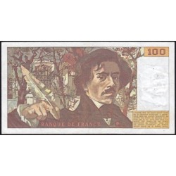 F 69-05 - 1980 - 100 francs - Delacroix - Série O.45 - Etat : TTB