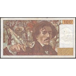 F 69-05 - 1980 - 100 francs - Delacroix - Série S.47 - Etat : TB
