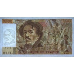 F 69-05 - 1980 - 100 francs - Delacroix - Série N.48 - Etat : TTB