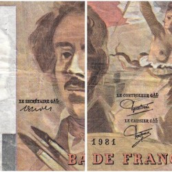 F 69-05 - 1980 - 100 francs - Delacroix - Série V.49 - Etat : TB-