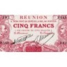 La Réunion - Pick 14_7 - 5 francs - Série P.143 - 1938 - Etat : SUP+