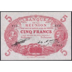 La Réunion - Pick 14_6 - 5 francs - Série G.121 - 1930 - Etat : SUP+
