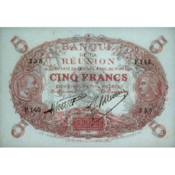 La Réunion - Pick 14_7 - 5 francs - Série P.143 - 1938 - Etat : SPL
