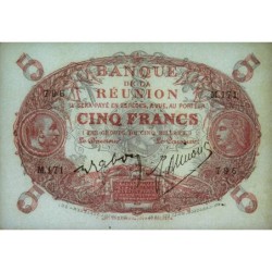La Réunion - Pick 14_8 - 5 francs - Série M.171 - 1944 - Etat : SUP+