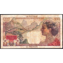 La Réunion - Pick 45 - 100 francs - Série F.21 - 1948 - Etat : TB