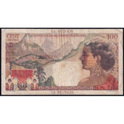 La Réunion - Pick 45 - 100 francs - Série V.49 - 1948 - Etat : TB