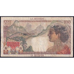 La Réunion - Pick 45 - 100 francs - Série D.50 - 1948 - Etat : TB