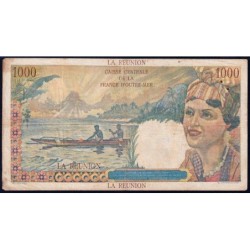 La Réunion - Pick 47 - 1'000 francs - Série O.2 - 1947 - Etat : TB