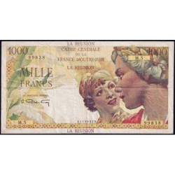 La Réunion - Pick 47 - 1'000 francs - Série M.5 - 1947 - Etat : TB+