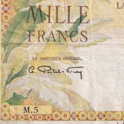 La Réunion - Pick 47 - 1'000 francs - Série M.5 - 1947 - Etat : TB+