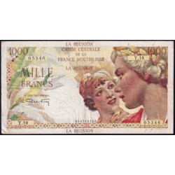 La Réunion - Pick 47 - 1'000 francs - Série Y.10 - 1947 - Etat : TB+