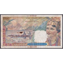 La Réunion - Pick 47 - 1'000 francs - Série A.11 - 1947 - Etat : TB+