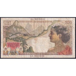 La Réunion - Pick 49 - 100 francs - Série B.1 - 1960 - Etat : TB