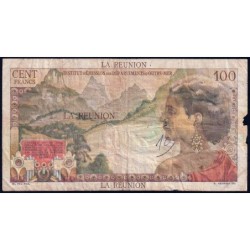 La Réunion - Pick 49 - 100 francs - Série D.1 - 1960 - Etat : TB-