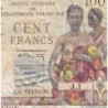 La Réunion - Pick 49 - 100 francs - Série J.1 - 1960 - Etat : TB