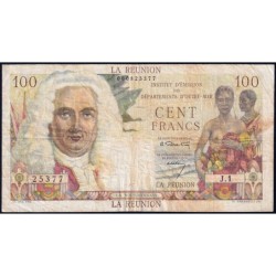 La Réunion - Pick 49 - 100 francs - Série J.1 - 1960 - Etat : TB-