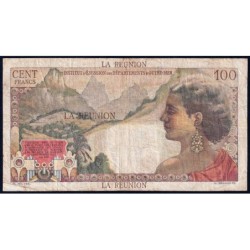 La Réunion - Pick 49 - 100 francs - Série N.1 - 1960 - Etat : TB