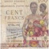 La Réunion - Pick 49 - 100 francs - Série N.1 - 1960 - Etat : TB