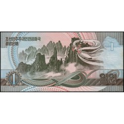 Corée du Nord - Pick 39s - 1 won - Série ㄱㅎ - 1992 - Spécimen - Etat : pr.NEUF