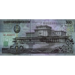 Corée du Nord - Pick 44c - 500 won - Série ㄱㄹ - 2007 - Etat : NEUF