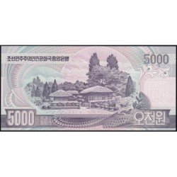 Corée du Nord - Pick 46c_2 - 5'000 won - Série ㄴㄴ - 2006 - Etat : NEUF