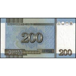 Corée du Nord - Pick 48_2 - 200 won - Série ㄷㅋ - 2005 - Etat : NEUF