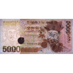 Corée du Sud - Pick 55a - 5'000 won - Série F HF - 2006 - Etat : NEUF