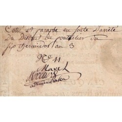 Assignat 04f-02-3b - 50 livres - 29 septembre 1790 - Série 3B - Faux - Etat : TTB+