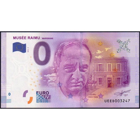 13 - Aubagne - Marignane - Musée Raimu - UEED-2016-3 - Etat : NEUF