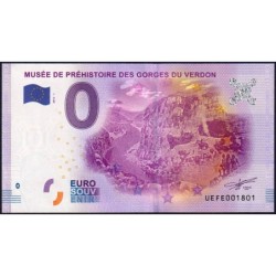 04 - Quinson - Musée de Préhistoire des Gorges du Verdon - UEFE-2016-1 - Etat : NEUF