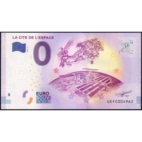 31 - Toulouse - La Cité de l'Espace - UEFC-2018-2 - Etat : NEUF