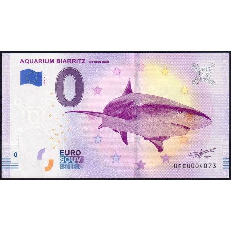 64 - Aquarium de Biarritz - Requin gris - UEEU-2019-4 - Etat : NEUF