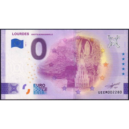 65 - Lourdes - Grotte de Massabielle - UEEM-2022-3 - Etat : NEUF