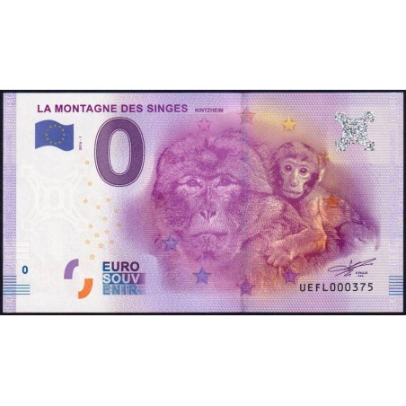 67 - Kintzheim - La Montagne des Singes - UEFL-2016-1 - Etat : NEUF