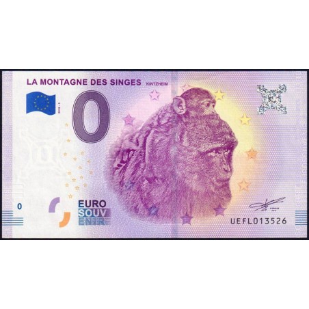 67 - Kintzheim - La Montagne des Singes - UEFL-2018-3 - Etat : NEUF