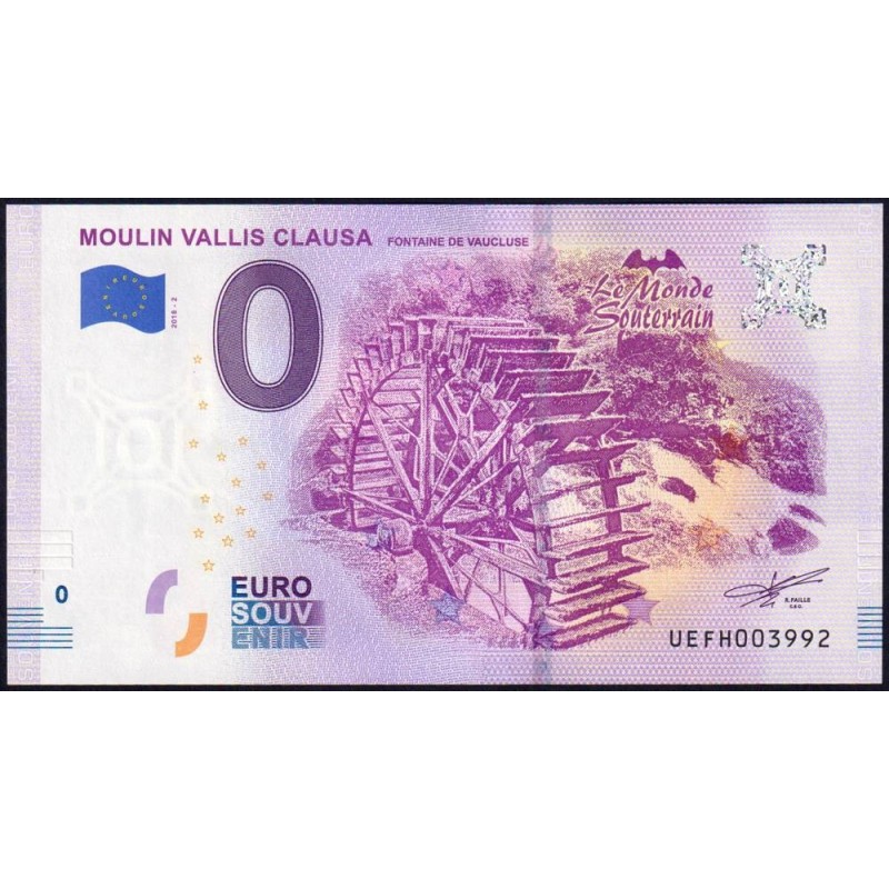 84 - Fontaine de Vaucluse - Moulin Vallis Clausa - UEFH-2018-2 - Etat : NEUF