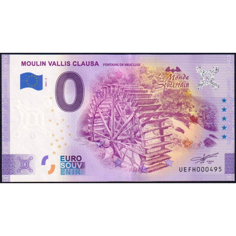 84 - Fontaine de Vaucluse - Moulin Vallis Clausa - UEFH-2021-2 - Etat : NEUF