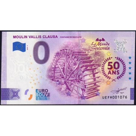 84 - Fontaine de Vaucluse - Moulin Vallis Clausa - 50 ans - UEFH-2022-3 - Etat : NEUF