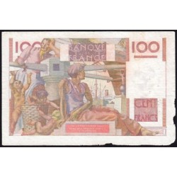 F 28ter-02 - 17/07/1947 - 100 francs - Jeune Paysan - Série Z.204 - Erreur signature - Etat : B+