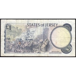Jersey - Pick 11b - 1 pound - Série NB - 1985 - Etat : TB+