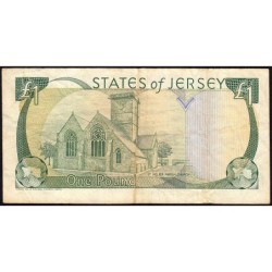 Jersey - Pick 15a - 1 pound - Série FC - 1989 - Etat : TB